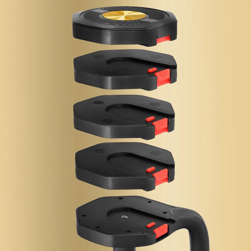 Adjustable dumbbell HMS HL05 3in1 11,34 kg kg black/red 7