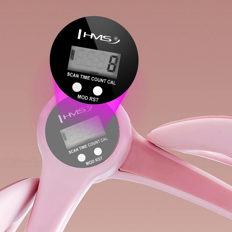 Thigh exerciser HMS TM02 with counter TPE pink 7