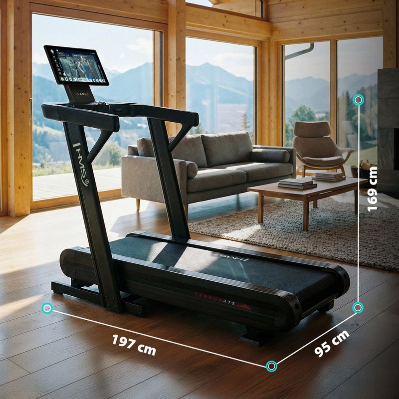 Electric treadmill HMS Terrun475 black 3