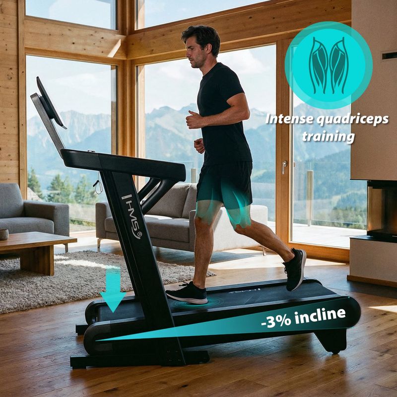Electric treadmill HMS Terrun475 black 5