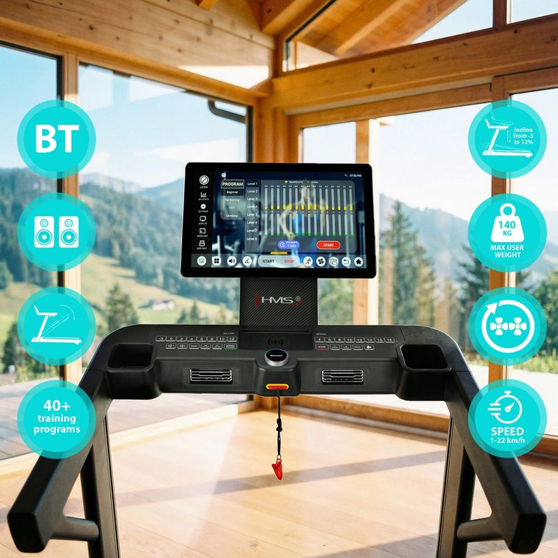 Electric treadmill HMS Terrun475 black 9