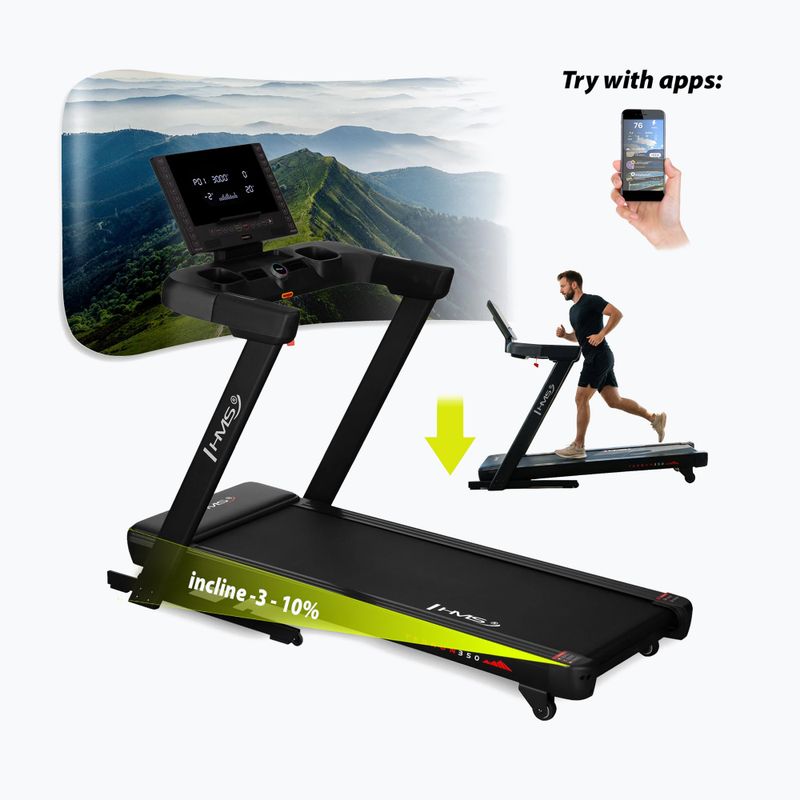 Electric treadmill HMS Terrun350 black 2