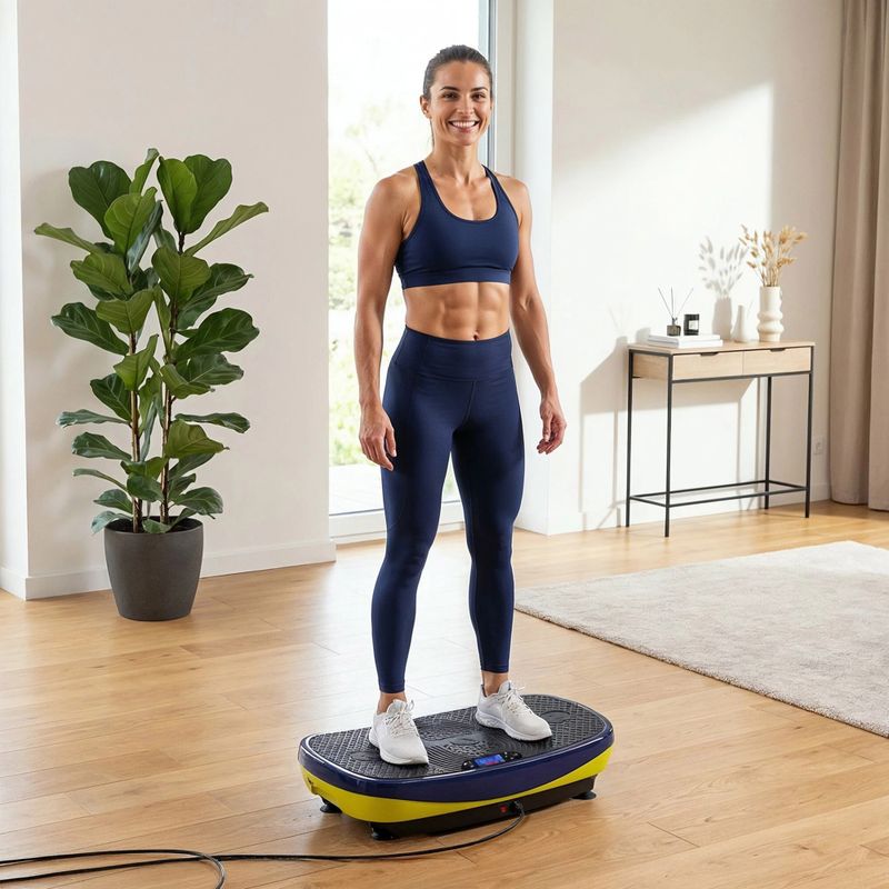 Vibration platform HMS SVP11 dark blue/lime 12