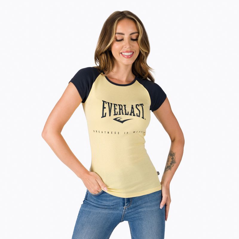 Women's Everlast LOVEY T-shirt yellow 122073-81