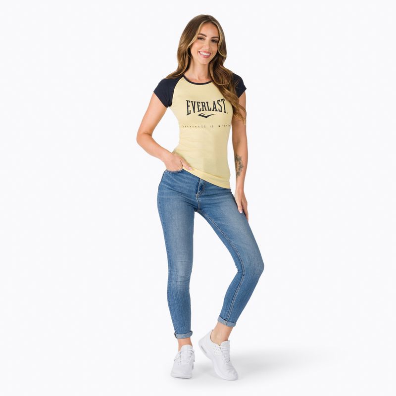 Women's Everlast LOVEY T-shirt yellow 122073-81 2