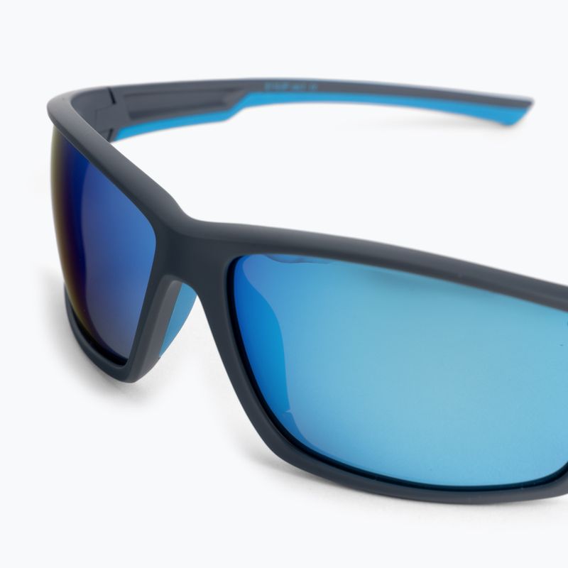 GOG Spire matt grey/blue/polychromatic white-blue sunglasses E115-3P 4