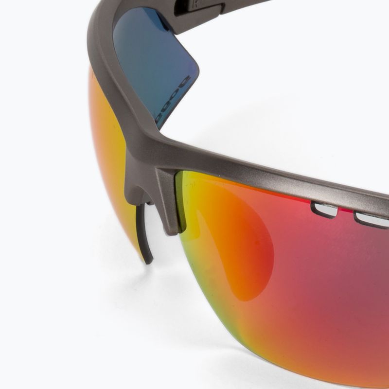 GOG Falcon Xtreme matt gun/red/polychromatic red cycling glasses E863-2 6