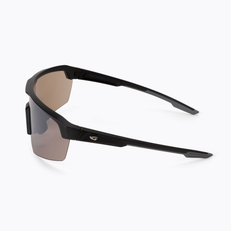 GOG cycling glasses Hector matt black/grey/silver mirror E502-1 4
