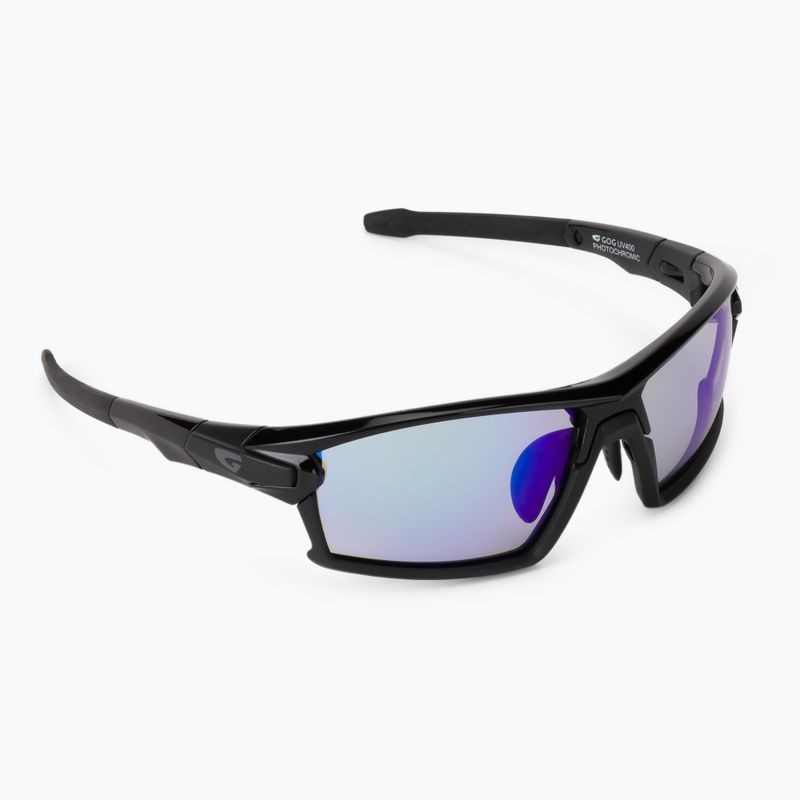 GOG Tango C black/polychromatic blue cycling goggles E559-1