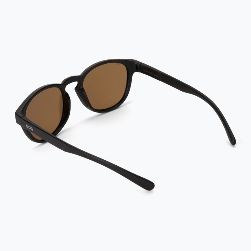 GOG Hermosa matt black/gold/gold mirror sunglasses E705-2P 2