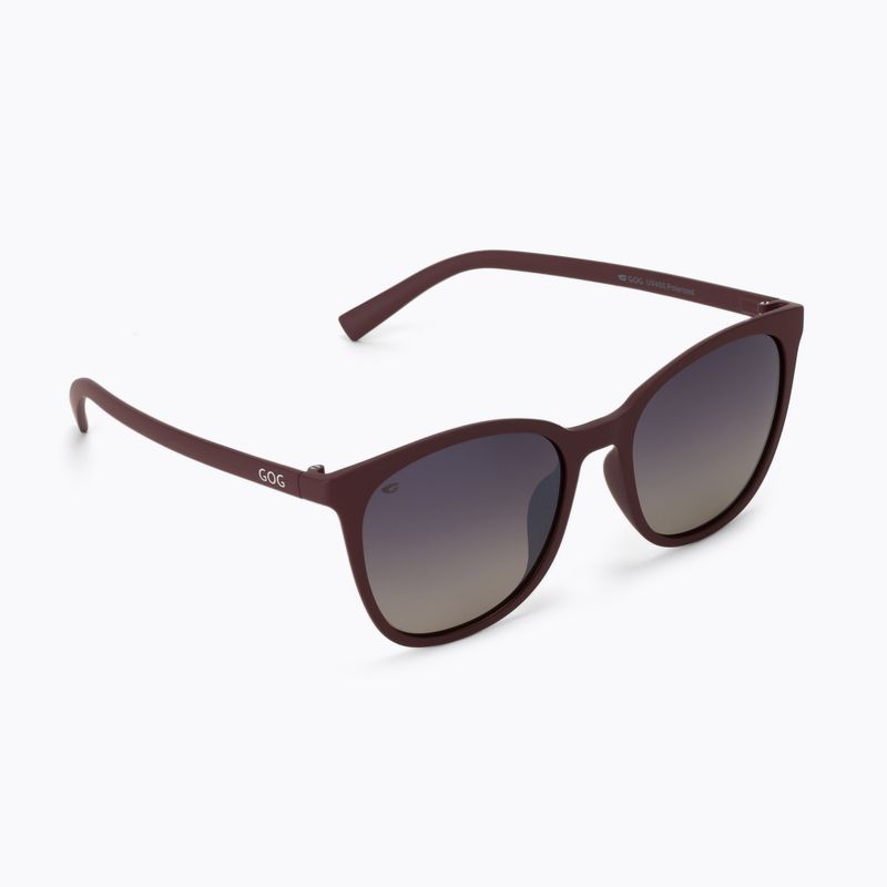 GOG Lao matt maroon/gradient smoke sunglasses E851-2P