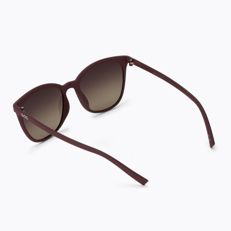 GOG Lao matt maroon/gradient smoke sunglasses E851-2P 2