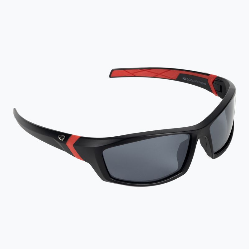 GOG Arrow outdoor sunglasses matt black / red / flash mirror E212-2P