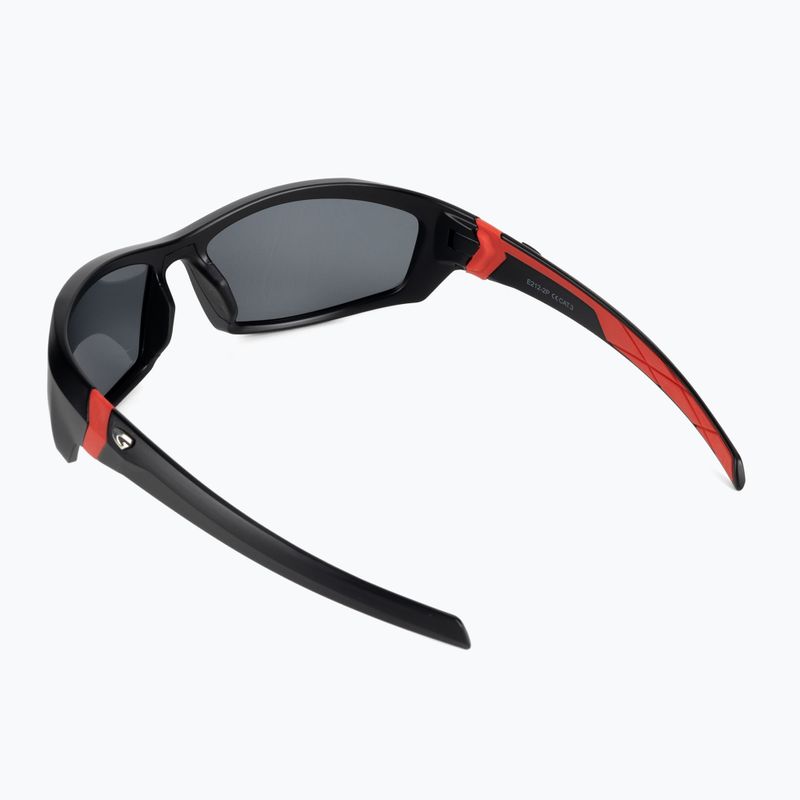 GOG Arrow outdoor sunglasses matt black / red / flash mirror E212-2P 2