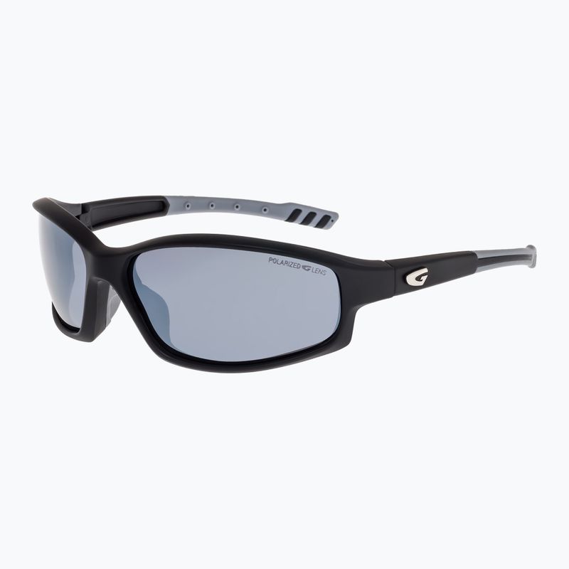 GOG Calypso matt black/grey/silver mirror sunglasses 2