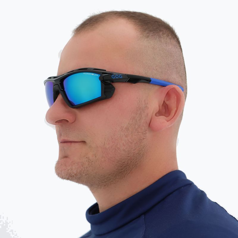 GOG Glaze polychromatic white/blue sunglasses 6