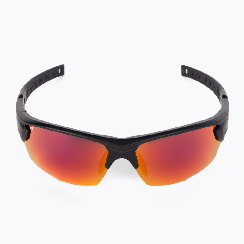 GOG Steno matt black/polychromatic red cycling glasses E540-1 3