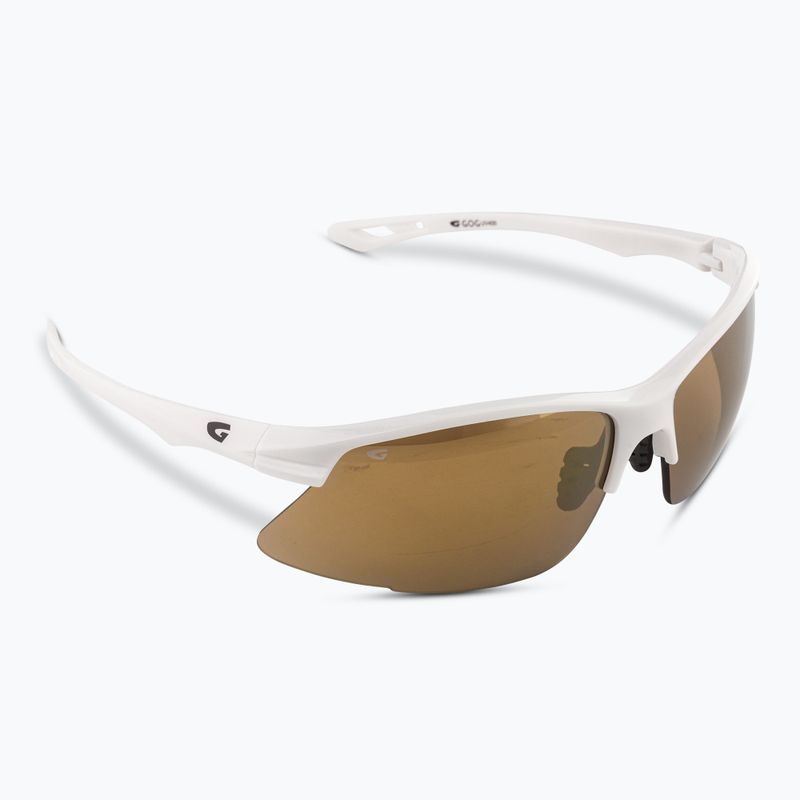 GOG Pico white/black/gold mirror sunglasses