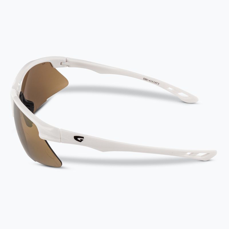 GOG Pico white/black/gold mirror sunglasses 4