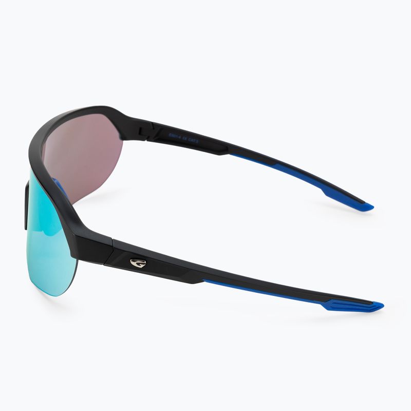 GOG Perseus matt black/blue/blue green cycling glasses E501-4 4