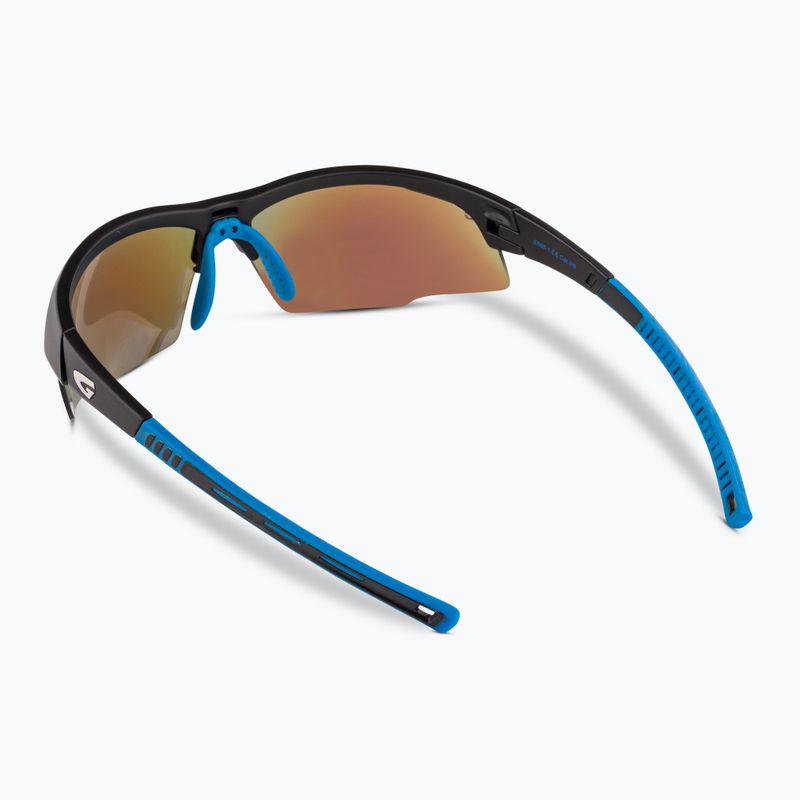 GOG Falcon matt black/blue/polychromatic white-blue sunglasses 3