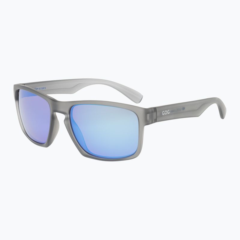 GOG Logan fashion matt cristal grey / polychromatic white-blue sunglasses E713-2P 5