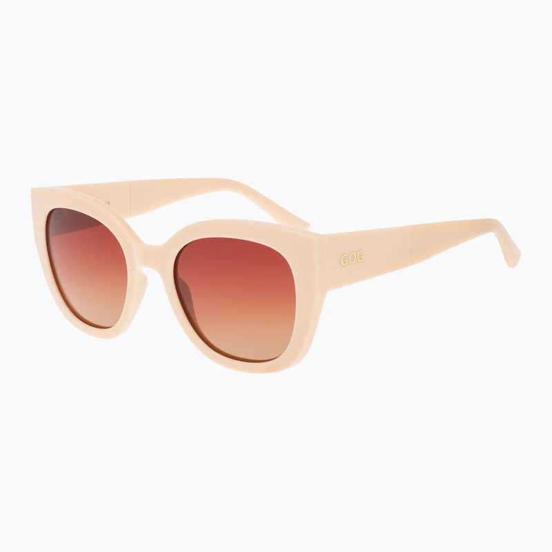 Women's GOG Claire beige/gradient brown sunglasses 2