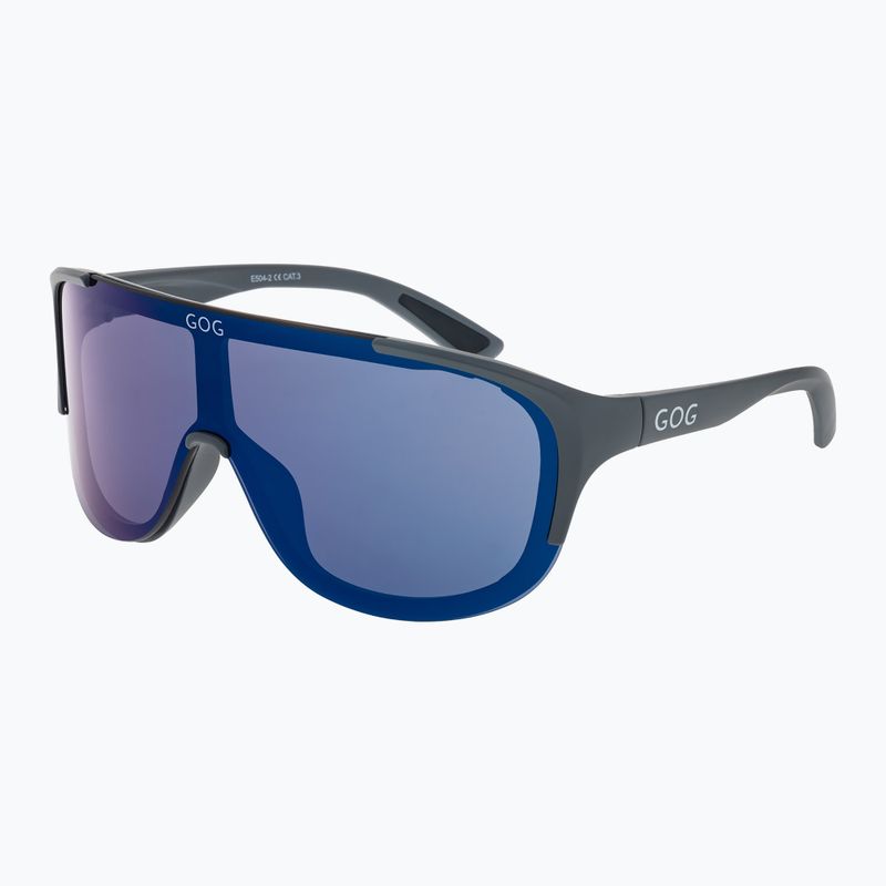 GOG Medusa matt grey/black/blue mirror sunglasses 5