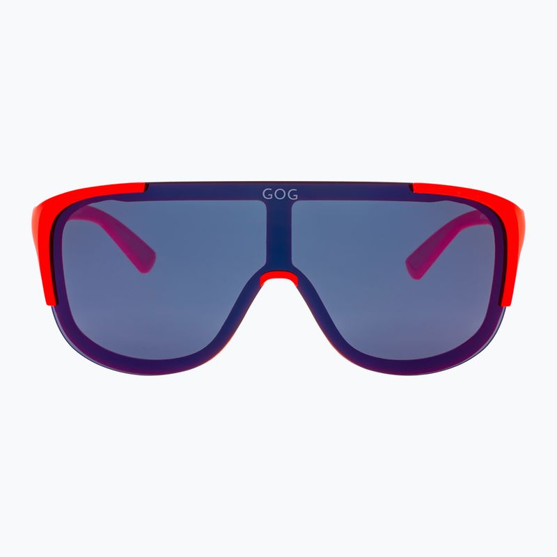 GOG Medusa matt neon orange/blue mirror sunglasses 6