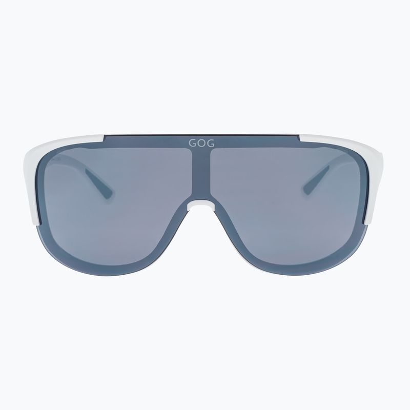 GOG Medusa matt white/grey/silver mirror sunglasses 6