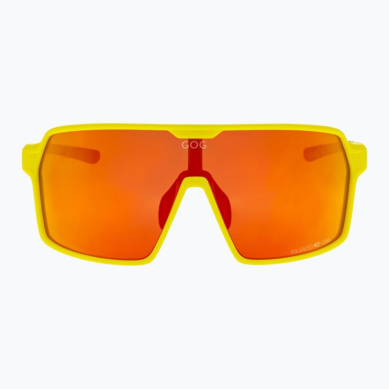 GOG Kronos matt neon yellow/black/polychromatic red sunglasses 6