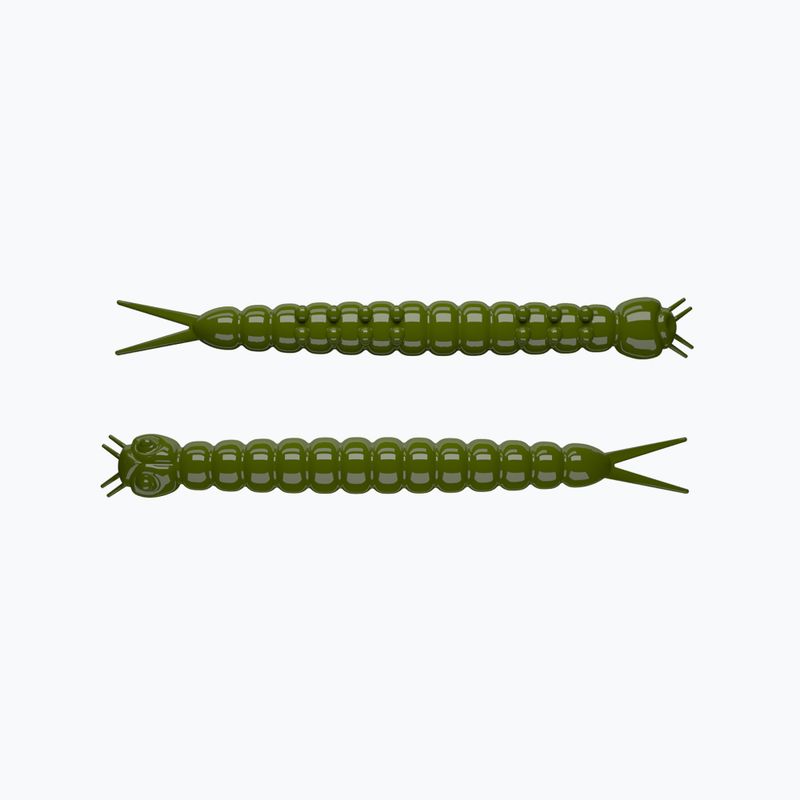 Libra Lures Slight Worm Krill rubber lure 15 pcs olive SLIGHTWORMK38