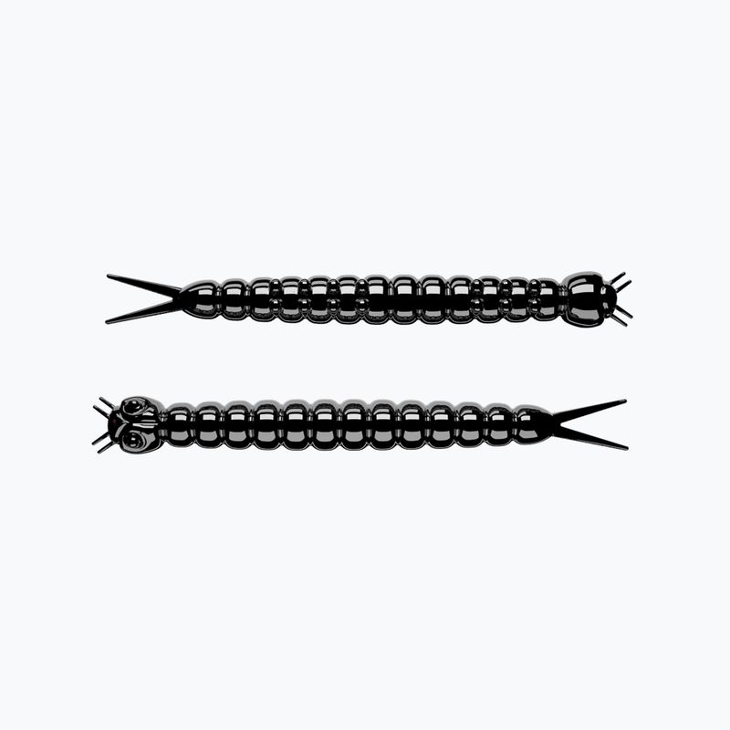 Libra Lures Slight Worm Krill rubber lure 15 pcs black SLIGHTWORMK38