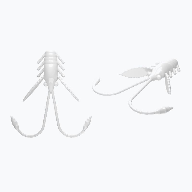 Libra Lures Pro Nymph Krill rubber lure 15 pcs white PRONYMPHK18