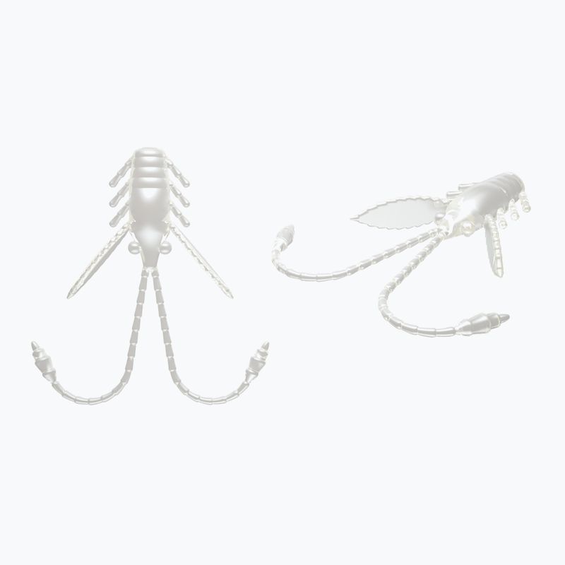 Libra Lures Pro Nymph Krill rubber lure 15 pcs silver pearl PRONYMPHK18