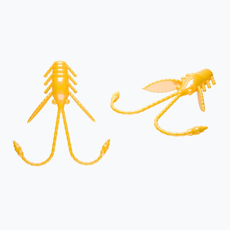Libra Lures Pro Nymph Krill rubber lure 15 pcs dark yellow PRONYMPHK18