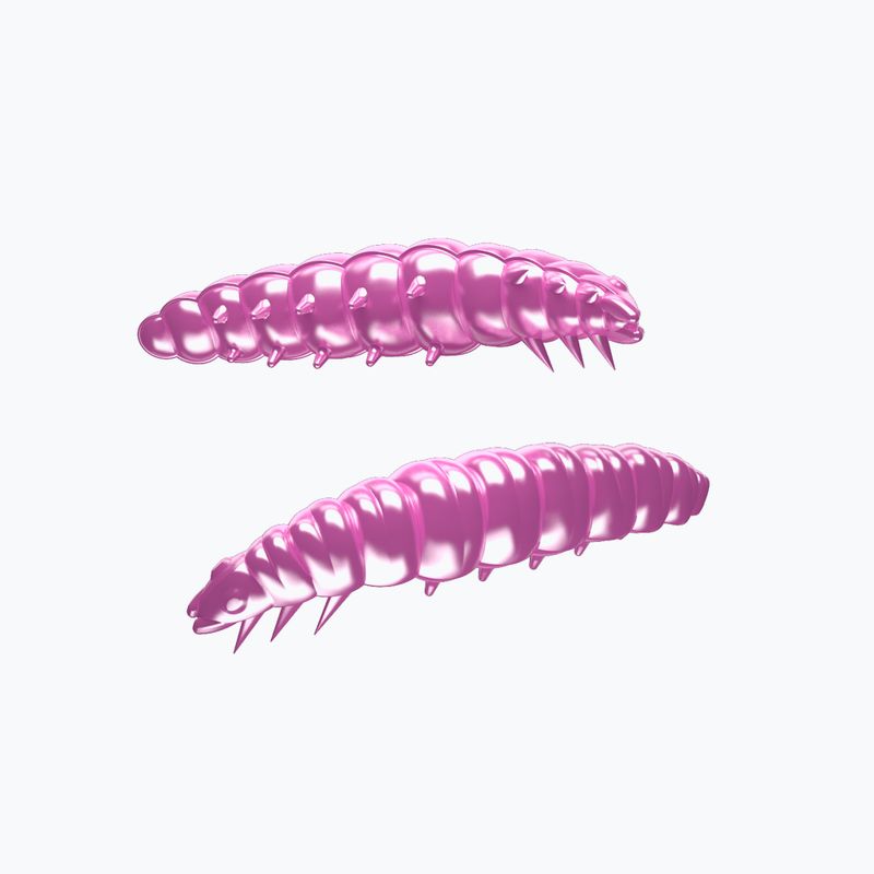 Libra Lures Larva Krill pink pearl rubber lure LARVAK35