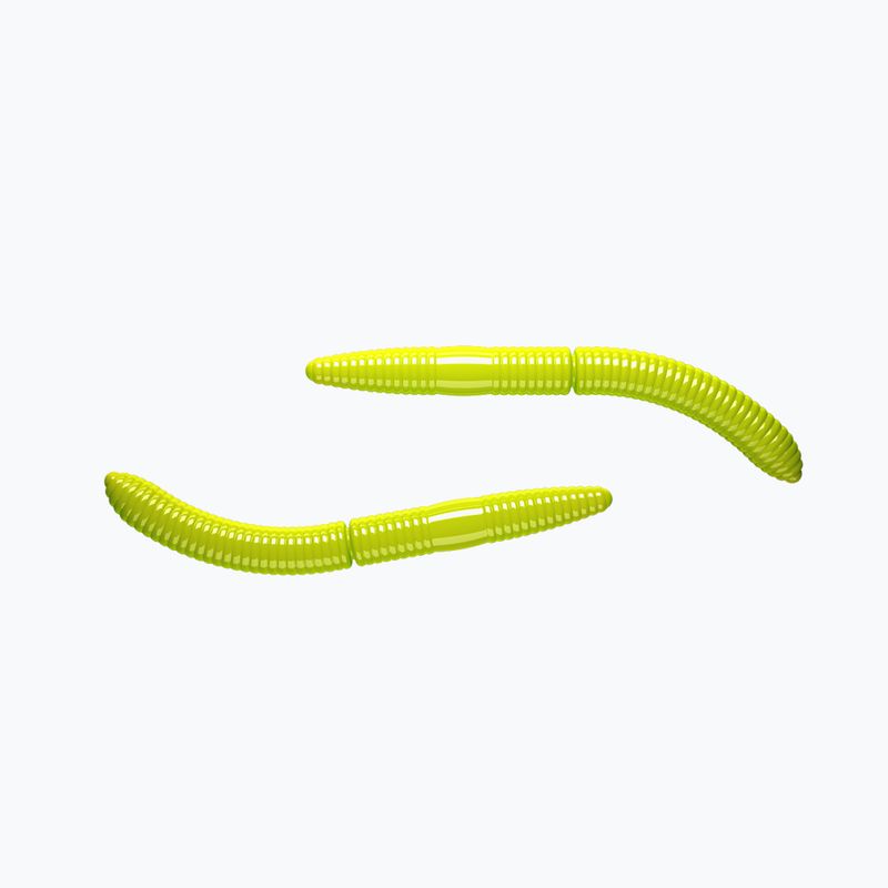 Libra Lures Fatty D'Worm Krill rubber bait 10 pcs apple green FATTYDWORMK65