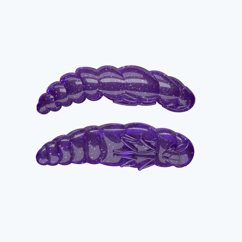 Libra Lures Largo Ser rubber bait 10 pcs purple with glitter LARGOK35