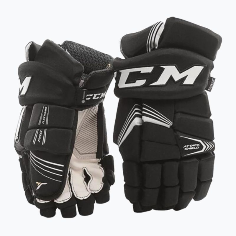 CCM Super Tacks SR hockey gloves black