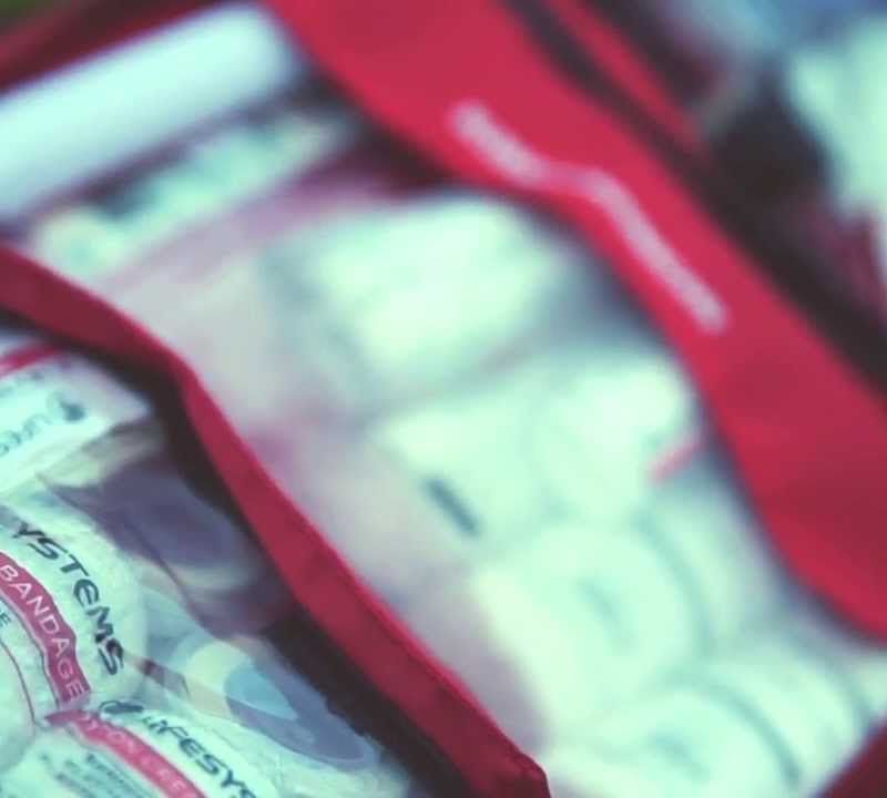 Lifesystems Mountain First Aid Kit red LM1045SI 5