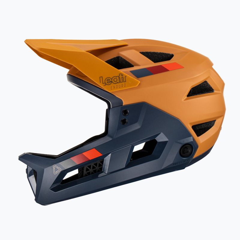 Leatt MTB Enduro 2.0 V23 bike helmet navy blue and yellow 1023014852 8