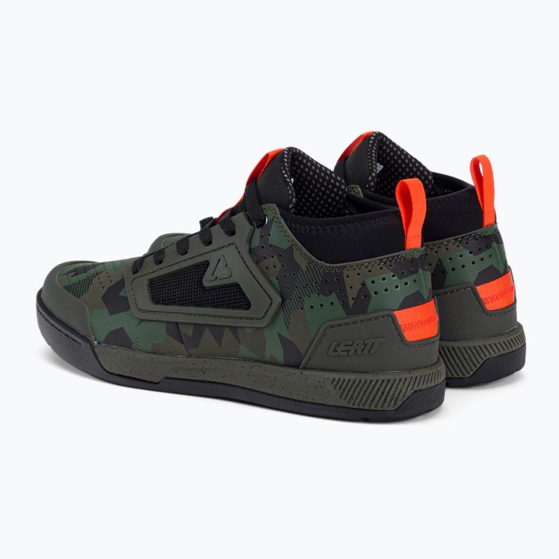 Leatt 3.0 Flat men's platform cycling shoes green/black 3023048655 3