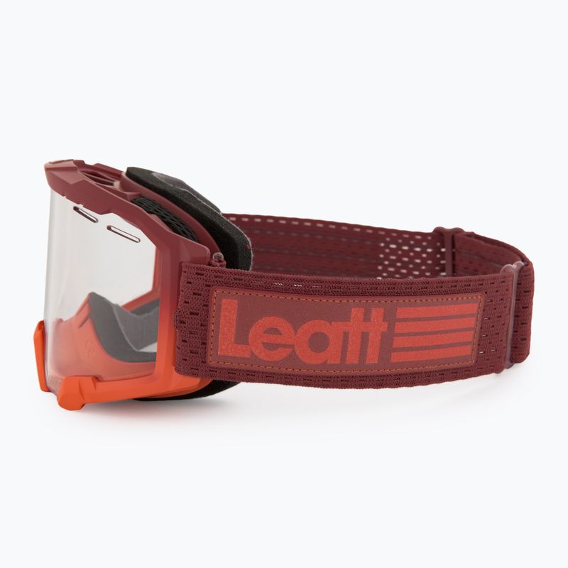 Leatt Velocity 4.0 MTB flame/clear cycling goggles 4