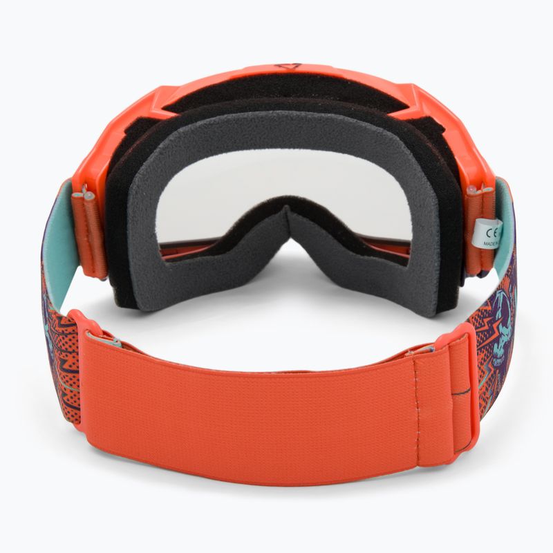 Leatt Velocity 4.5 orange/clear cycling goggles 3