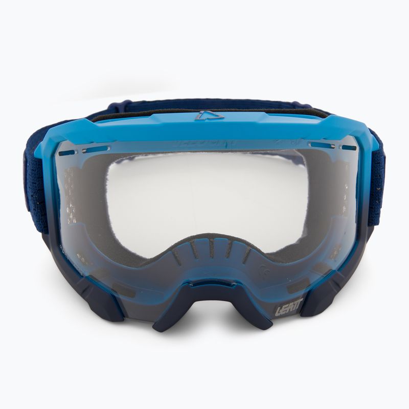Leatt Velocity 4.0 MTB cycling goggles cyan/clear 2