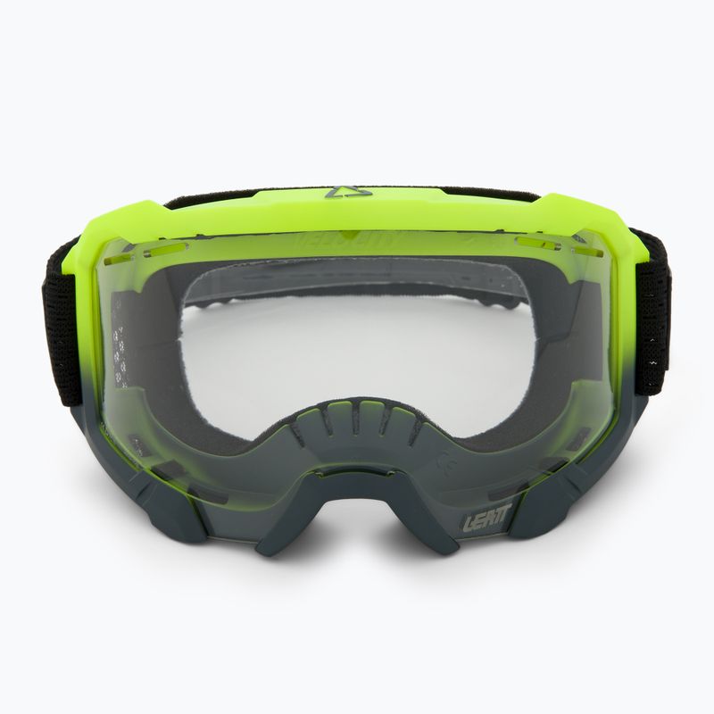 Leatt Velocity 4.0 MTB bike goggles lime/clear 2