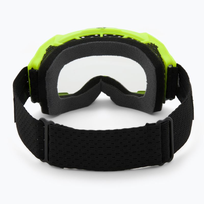 Leatt Velocity 4.0 MTB bike goggles lime/clear 3