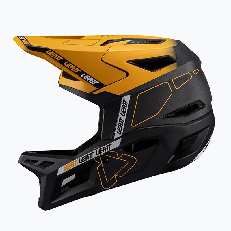 Leatt MTB bike helmet Gravity 6.0 Carbon V24 gold 3