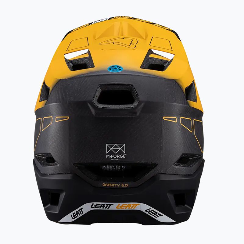 Leatt MTB bike helmet Gravity 6.0 Carbon V24 gold 4